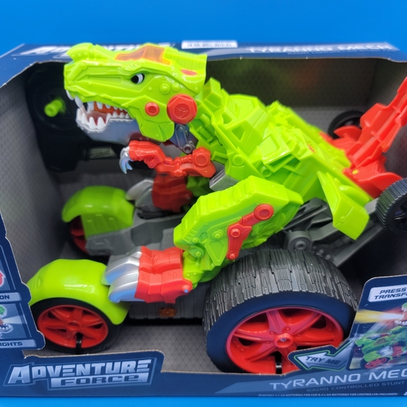 Adventure Force Tyranno Mech Radio Controlled Stunt Car 49 Ft Range Toy Kids New - Picture 3 of 11